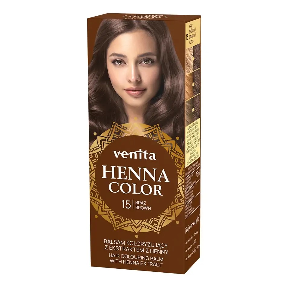 Venita Henna Color Loțiune pentru colorarea părului cu extract de Henna 15 Brown