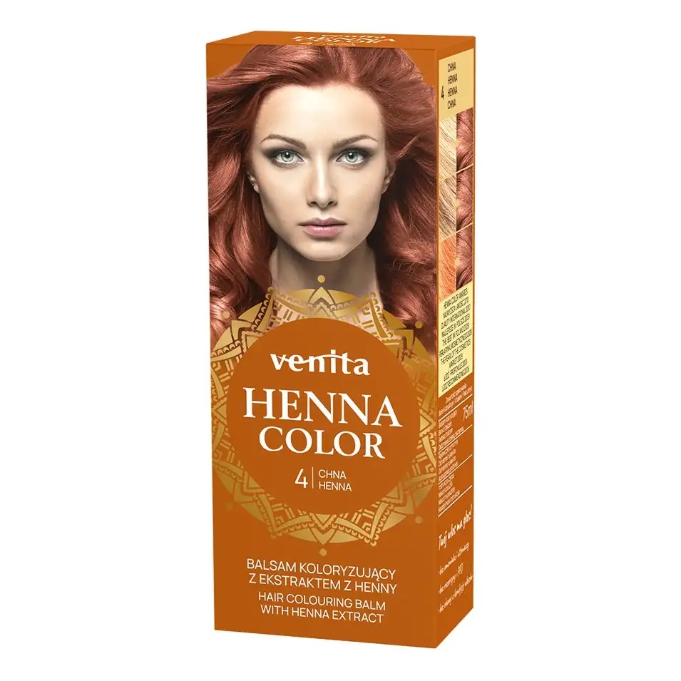 Venita Henna Color Loțiune pentru colorarea părului cu extract de henna 4 Chna
