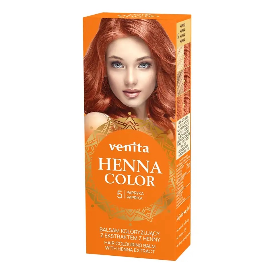 Venita Henna Color Loțiune pentru colorarea părului cu extract de Henna 5 Paprika