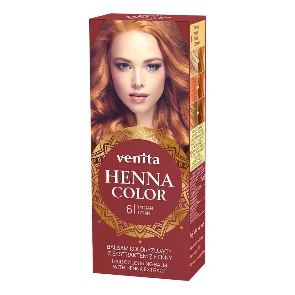 Venita Henna Color Loțiune pentru colorarea părului cu extract de Henna 6 Titian