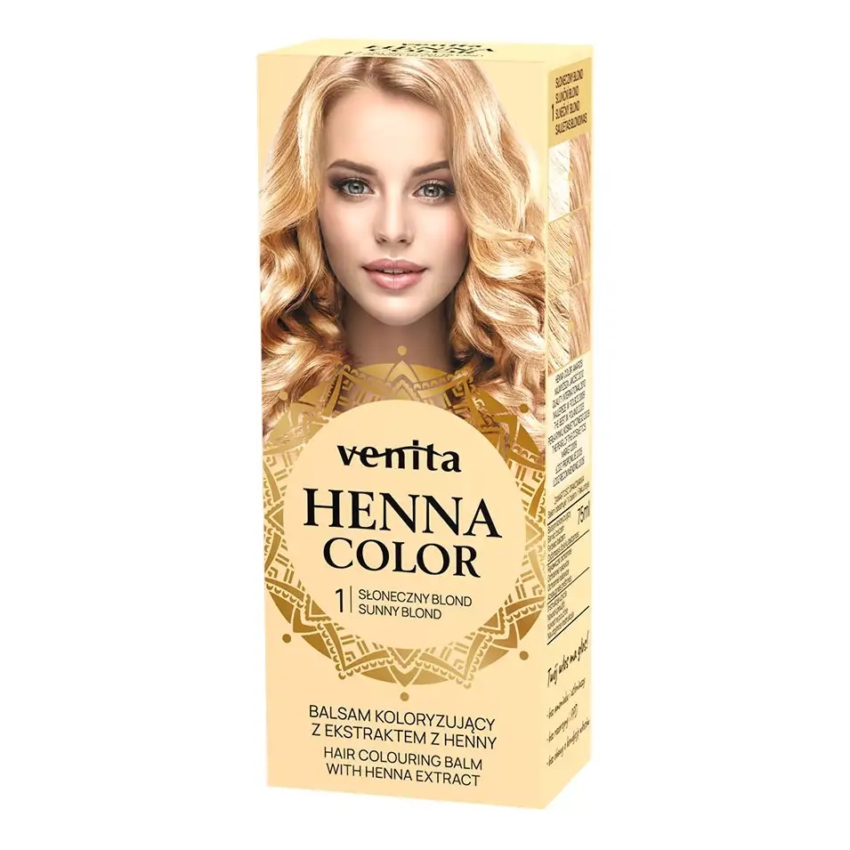 Venita Henna Color Loțiune pentru colorarea părului cu extract de Henna 111 Blond natural