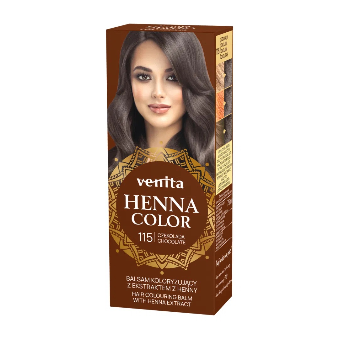 Venita Henna Color Loțiune pentru colorarea părului cu extract de Henna 115 Chocolate