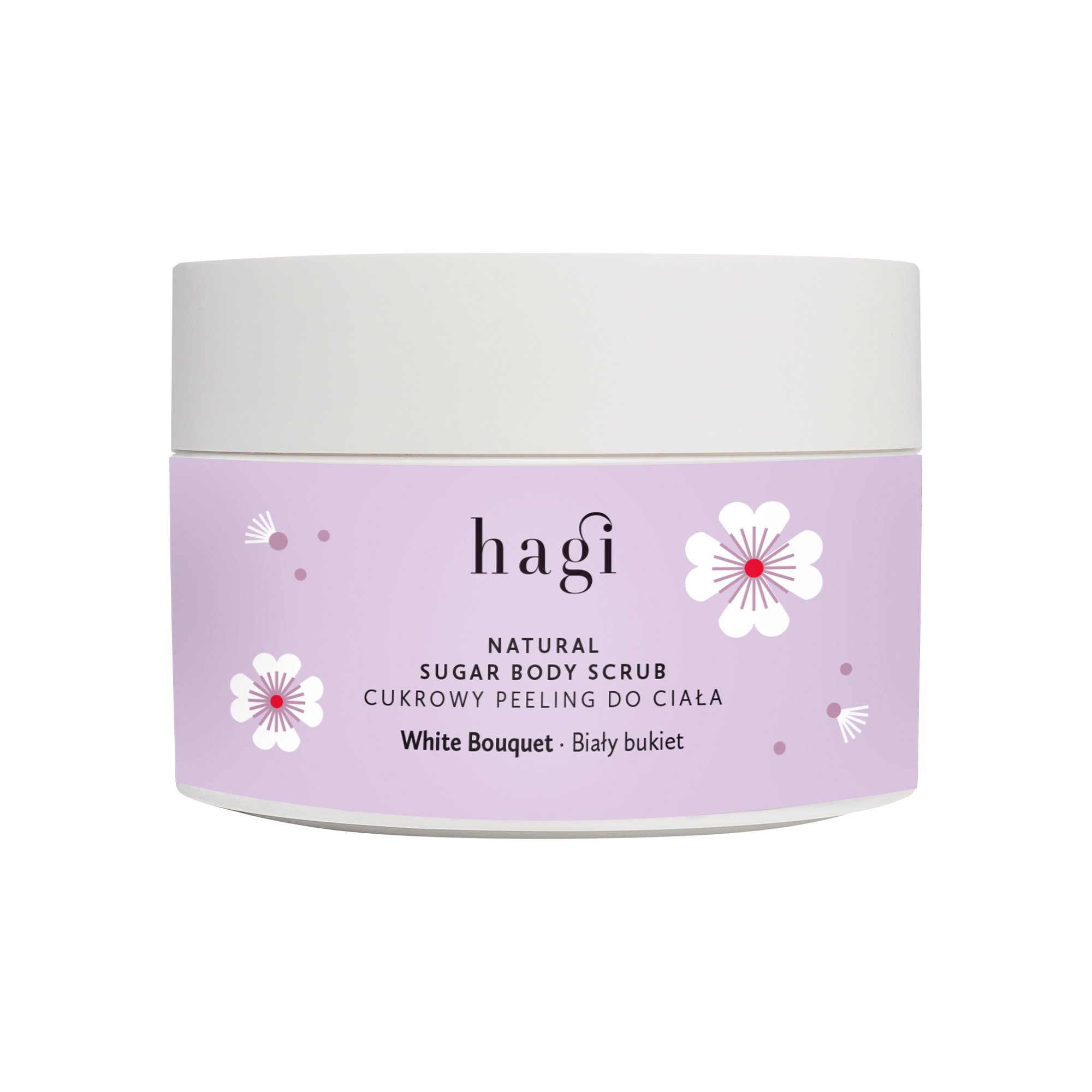 Hagi Natural Sugar Body Scrub White Bouquet 200g