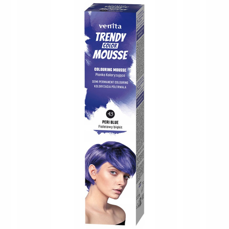 Venita Trendy Color Mousse pentru colorarea părului 43 Purple Blue