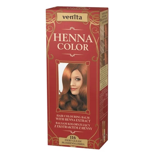 Venita Henna Color Loțiune pentru colorarea părului cu extract de Henna 116 Flame Sparkle