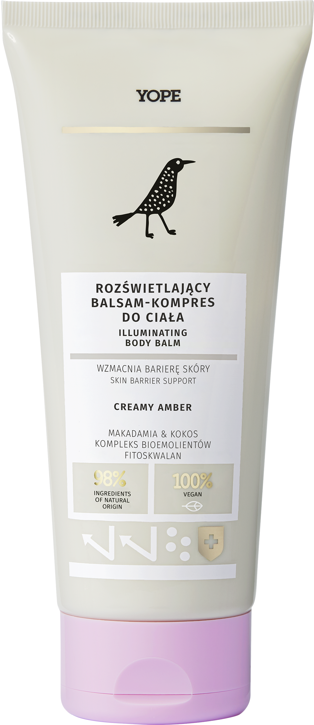 Yope Loțiune de corp iluminantă - Ambra cremoasă 200ml