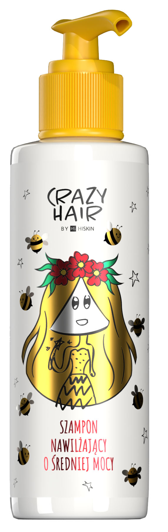 HISKIN Crazy Hair Șampon hidratant mediu 300ml