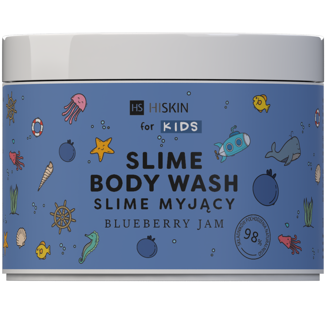 HISKIN pentru copii Spălare Slime Dulceață de afine 150g