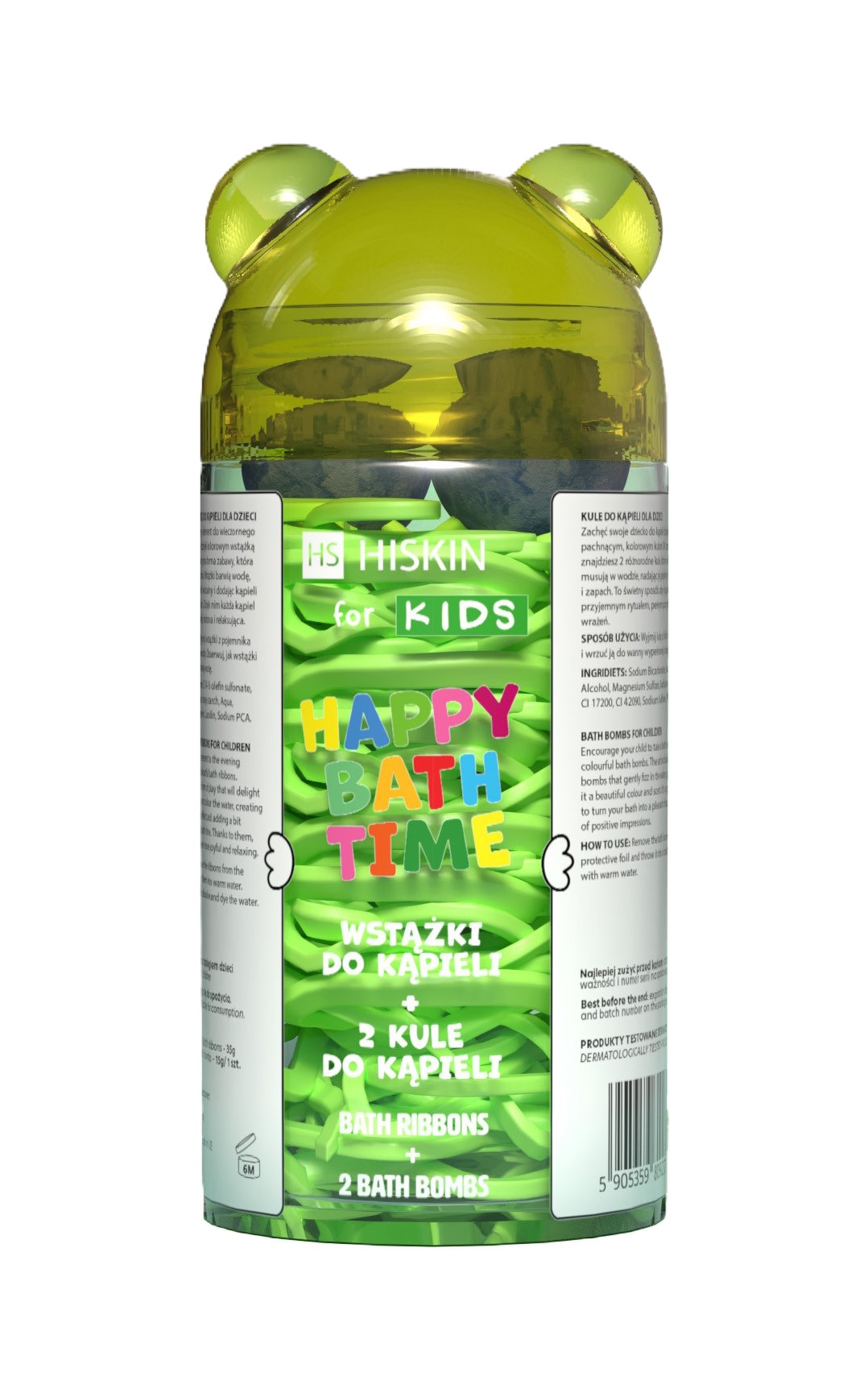 HISKIN pentru copii Happy Bath Time Set panglici + bile de baie
