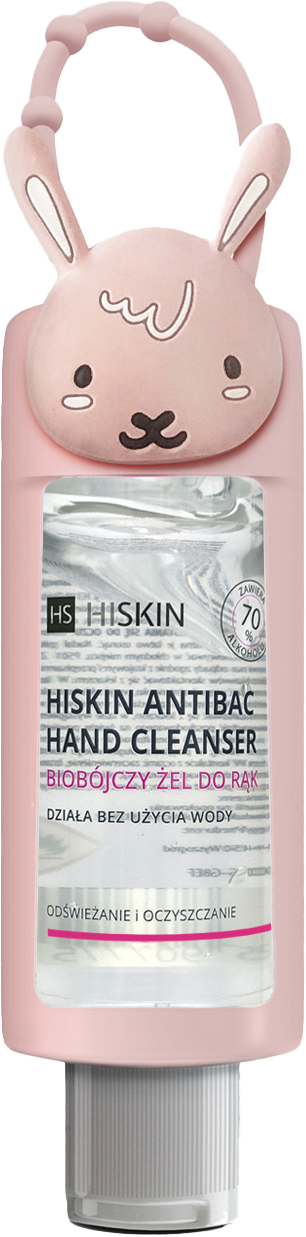 HISKIN Gel bactericid pentru mâini Rabbit 75ml