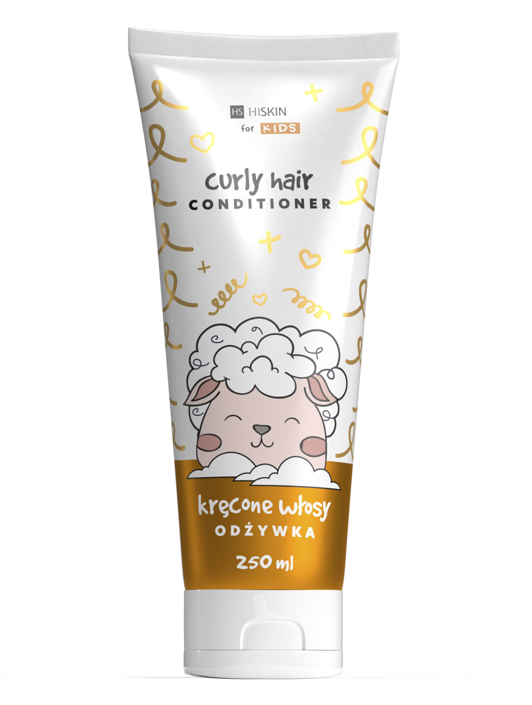 HISKIN pentru copii Balsam pentru păr creț 250ml