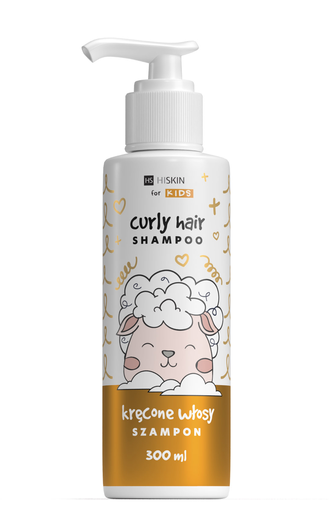 HISKIN pentru copii Șampon pentru păr creț 300ml