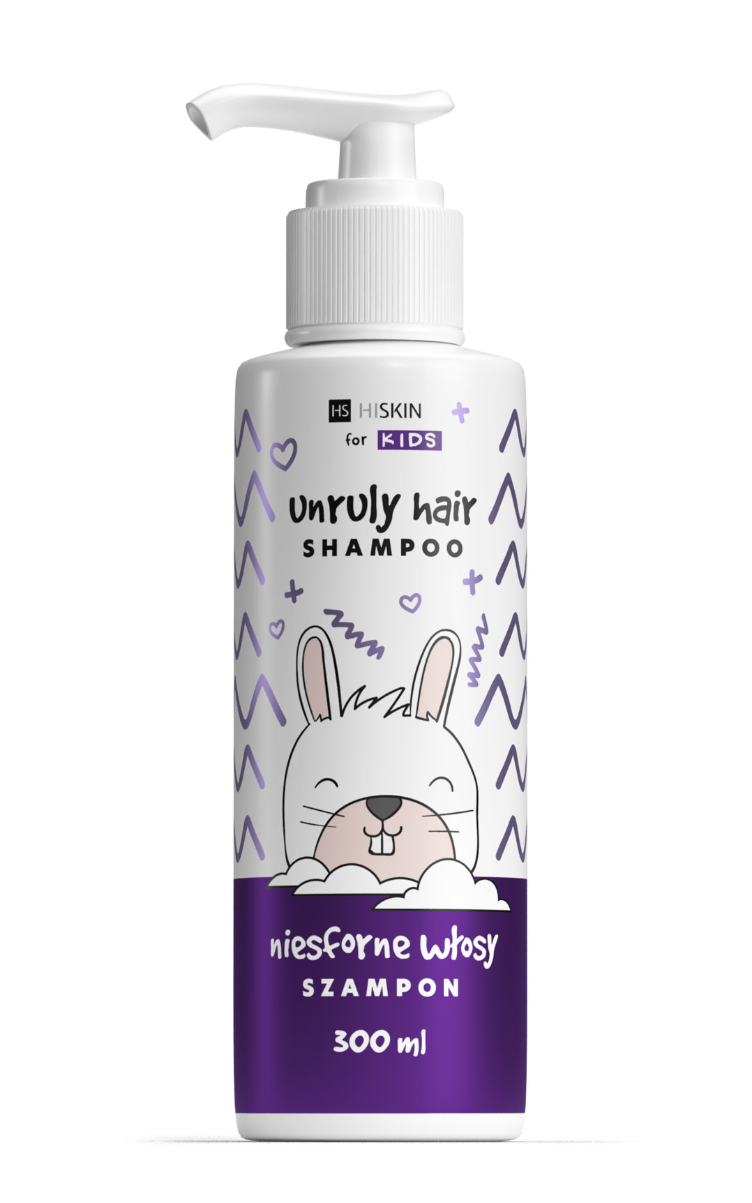 HISKIN pentru copii Șampon pentru păr rebel 300ml