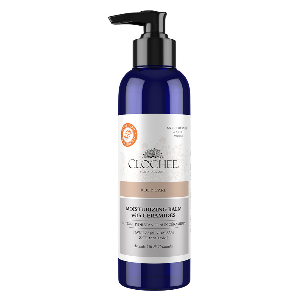 Clochee Loțiune hidratantă pentru corp cu ceramide Portocală dulce și ardei iute 250ml