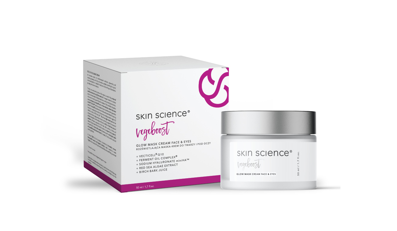 Skin Science Vegeboost Cremă iluminatoare pentru față și ochi 50ml