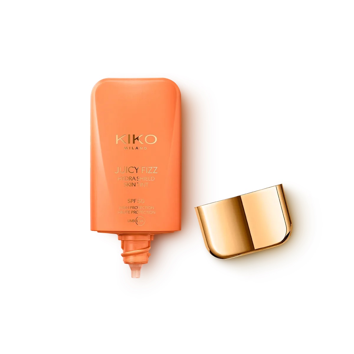KIKO Milano Juicy Fizz Hydra Shield Skin Tint Fluid Corectiv și Hidratant SPF50 01 Lapte