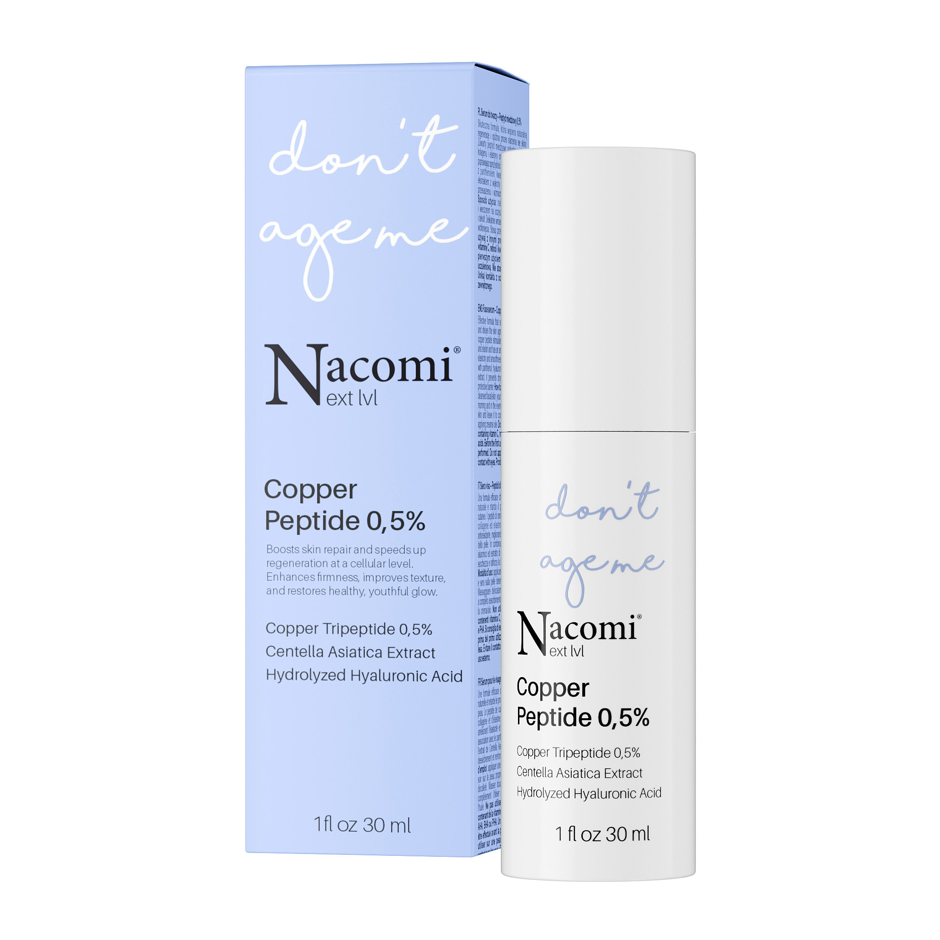 Nacomi Next Lvl Face Serum Copper Peptide 0.5% 30ml