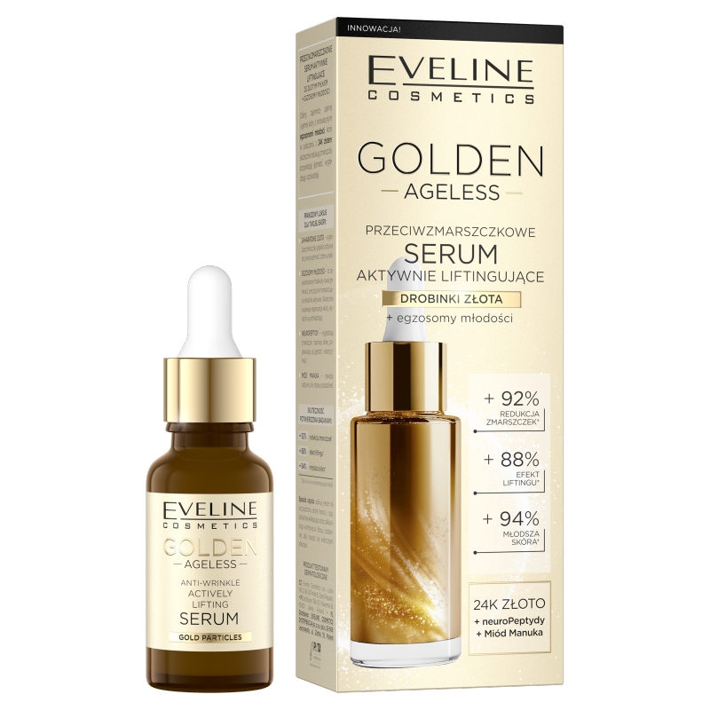 Eveline Golden Ageless Ser activ antirid pentru lifting 18ml