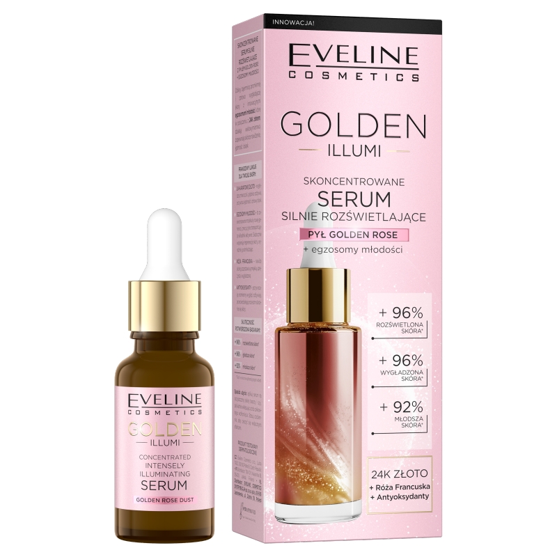Eveline Golden Illumi Ser concentrat puternic iluminator 18ml