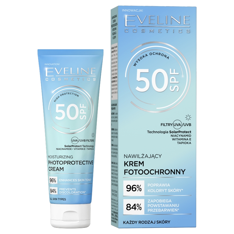Eveline Cremă solară hidratantă cu SPF50 30ml