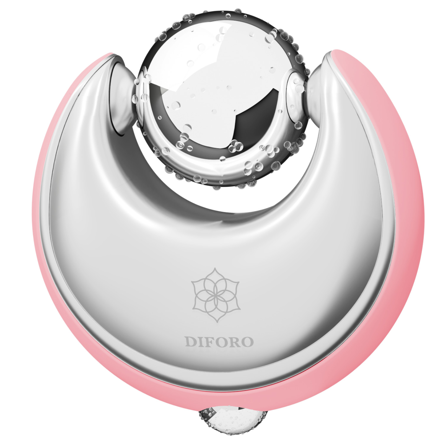 Diforo Facial Ice Globes Masaj de răcire cu Cryofluid roz
