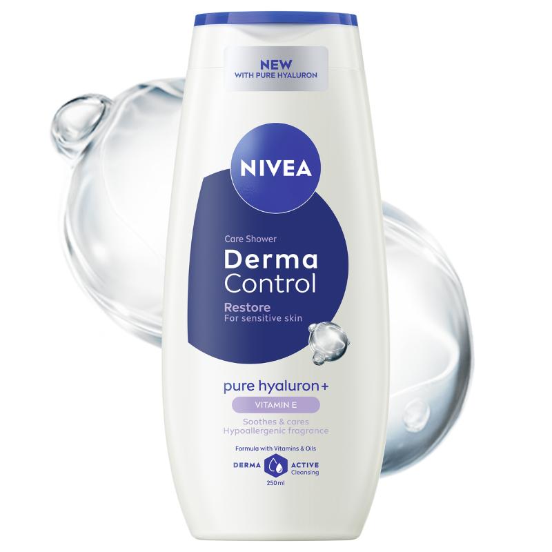 Gel de duș NIVEA Derma Control Restore 250ml