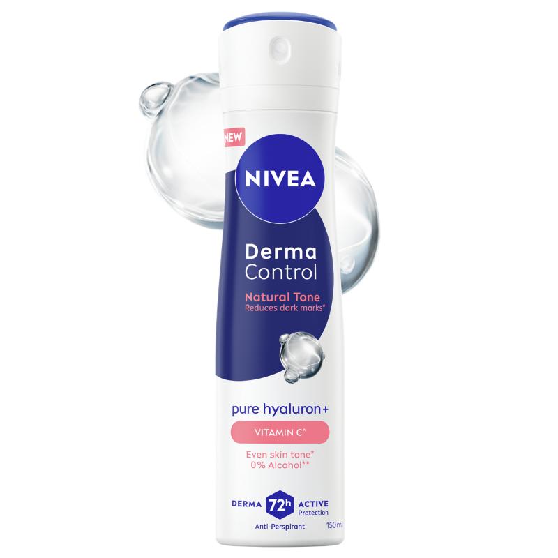 Spray antiperspirant NIVEA Derma Control Natural Tone 150ml