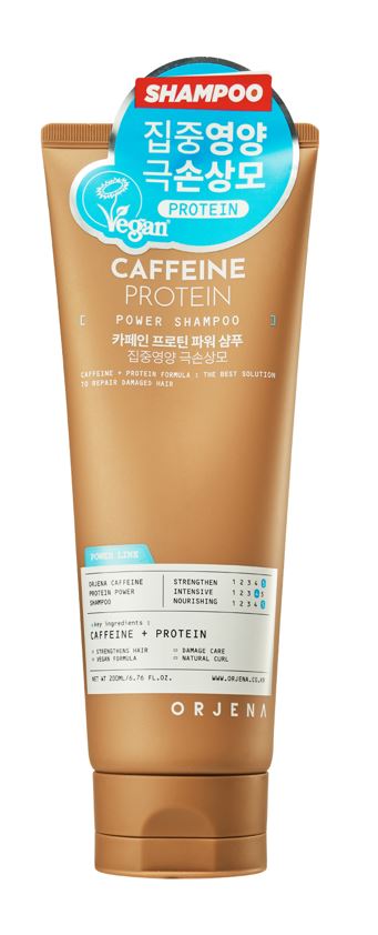 Șampon pentru întărirea părului cu proteine de cafeină ORJENA 200ml