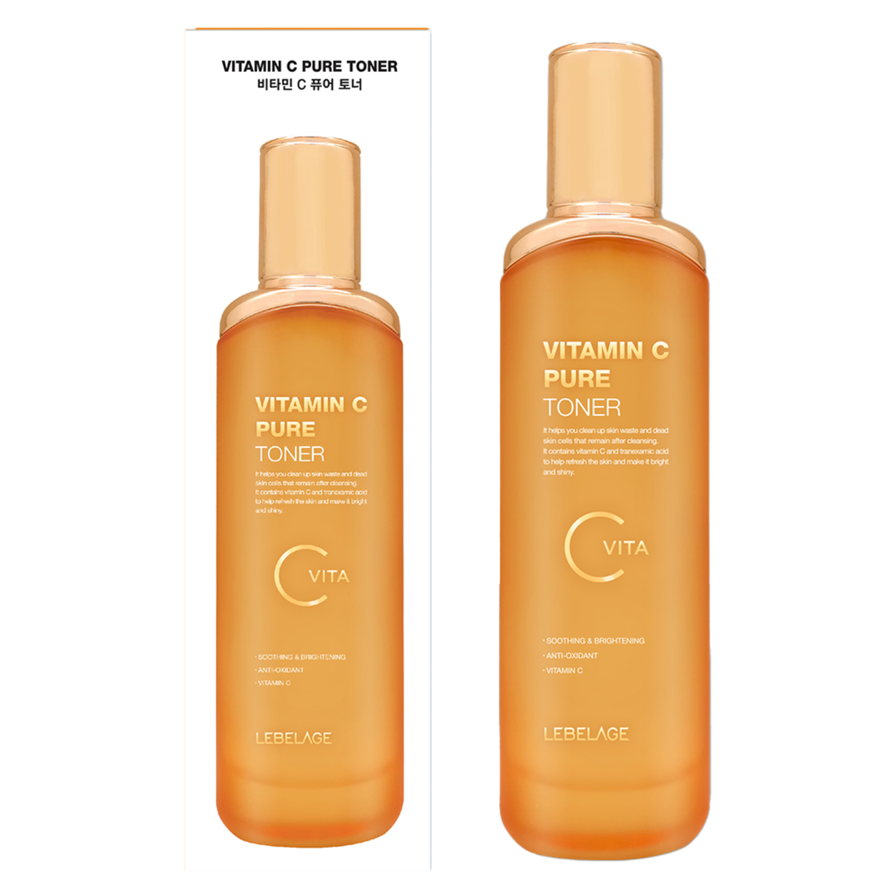 Lebelage Vitamin C Light Tonic facial răcoritor cu vitamina C 120ml