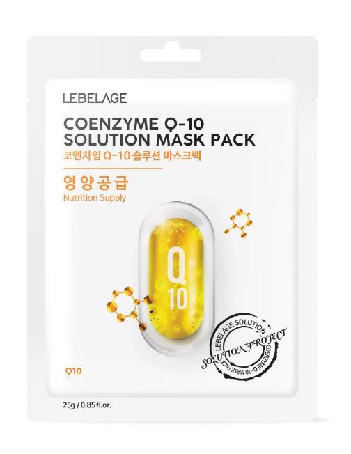 Lebelage Coenzima Q-10 Solution Sheet Mask cu coenzima Q10
