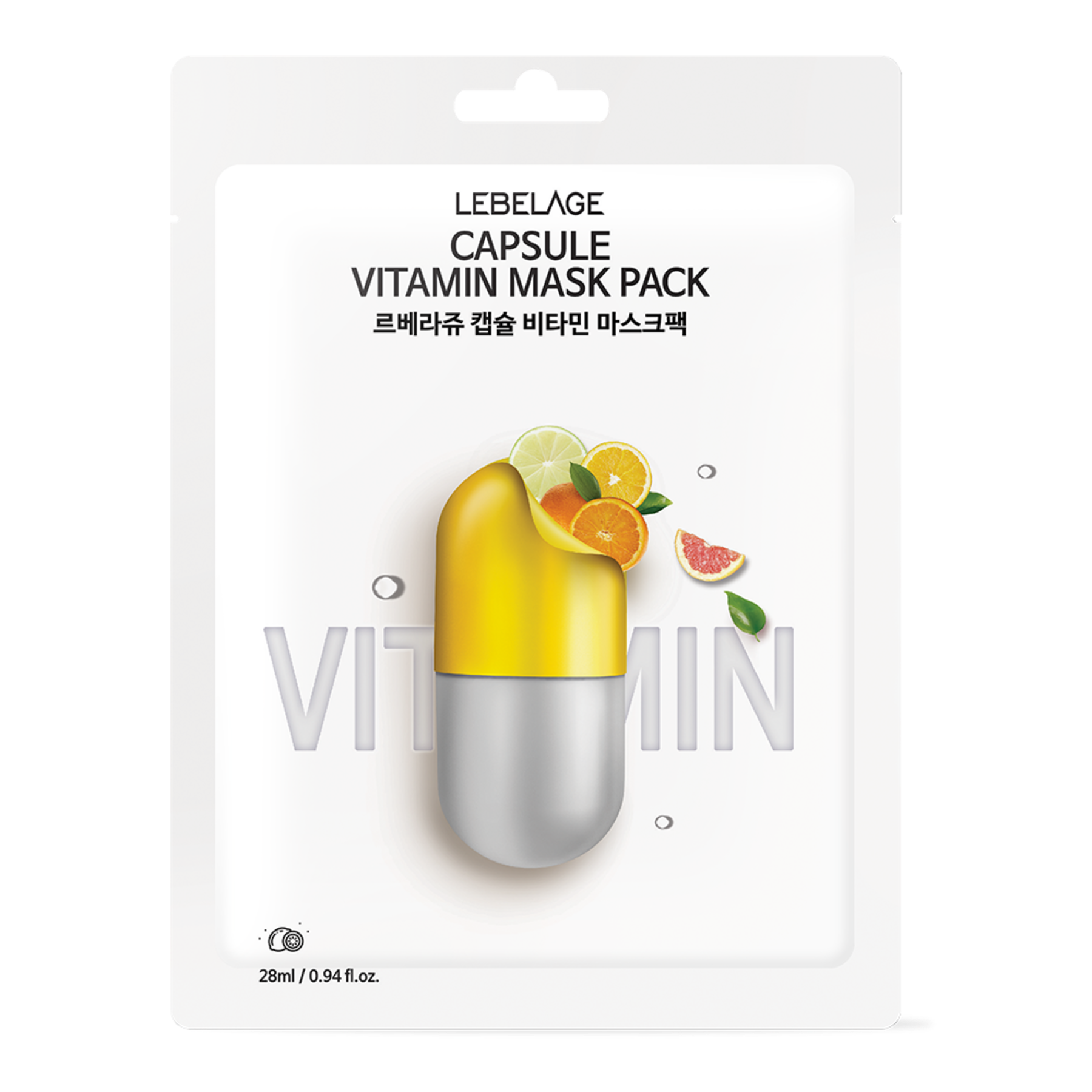 Lebelage Capsule Vitamin Mask Mască iluminatoare