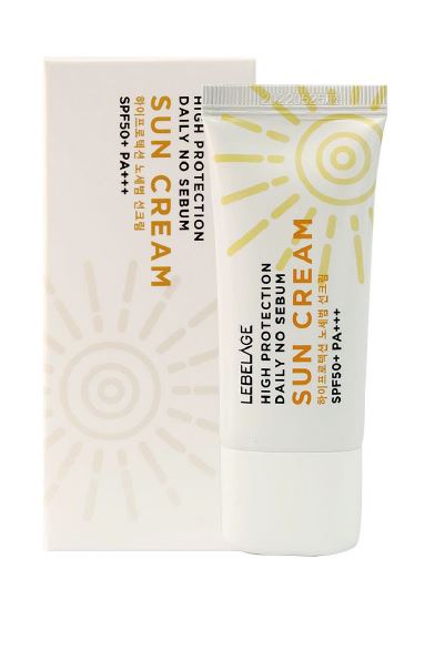 Crema de protecție solară matifiantă Lebelage cu SPF50+ PA+++ 30ml