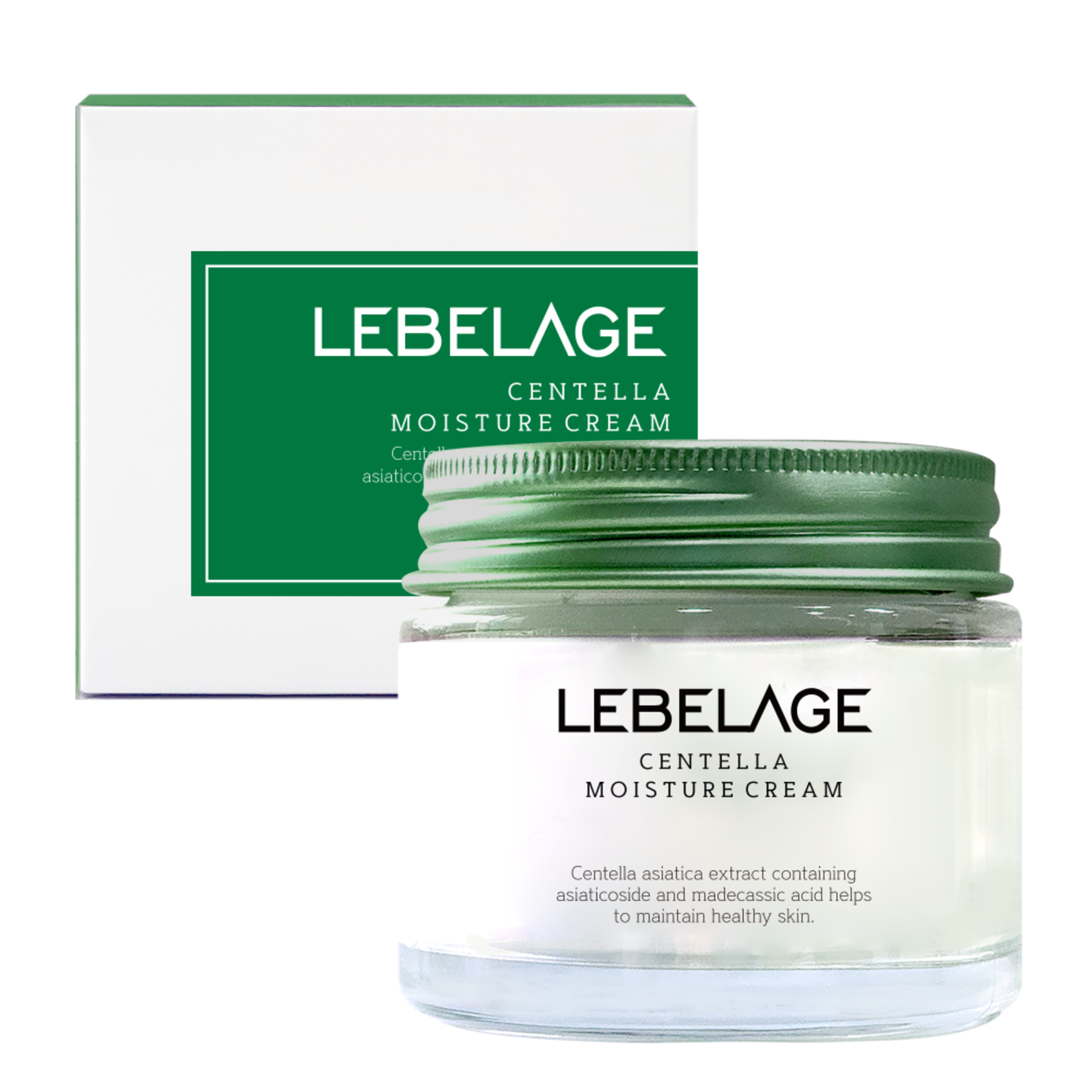Lebelage Centella Moisture Cream Cremă de față calmantă și hidratantă cu extract de Centella Asiatica 70ml