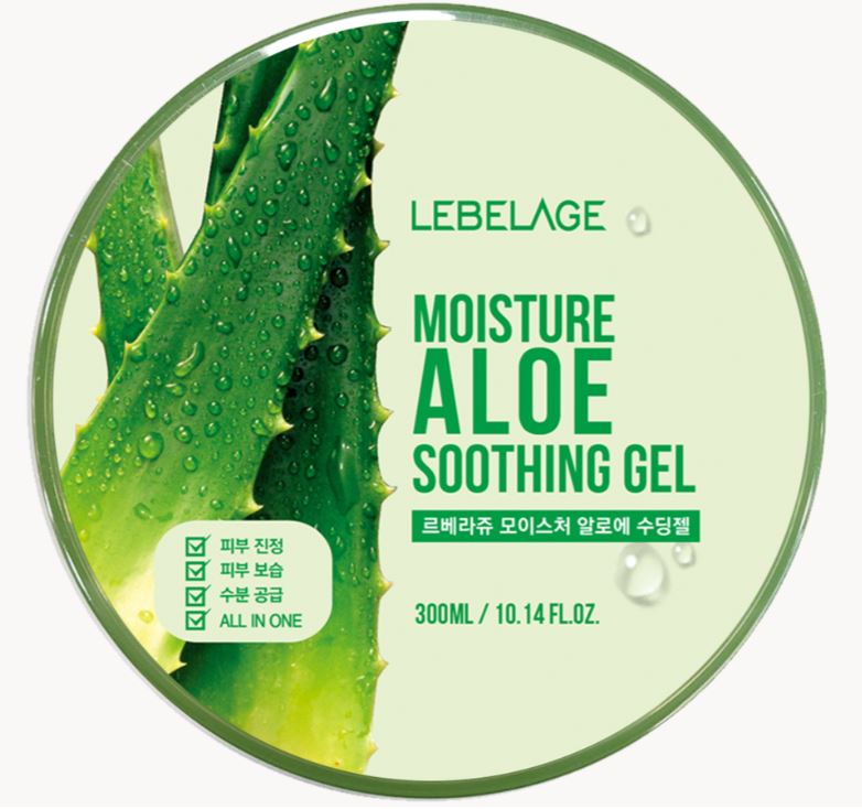 Lebelage Moisture Aloe Gel hidratant multifuncțional cu extract de Aloe Vera 300ml