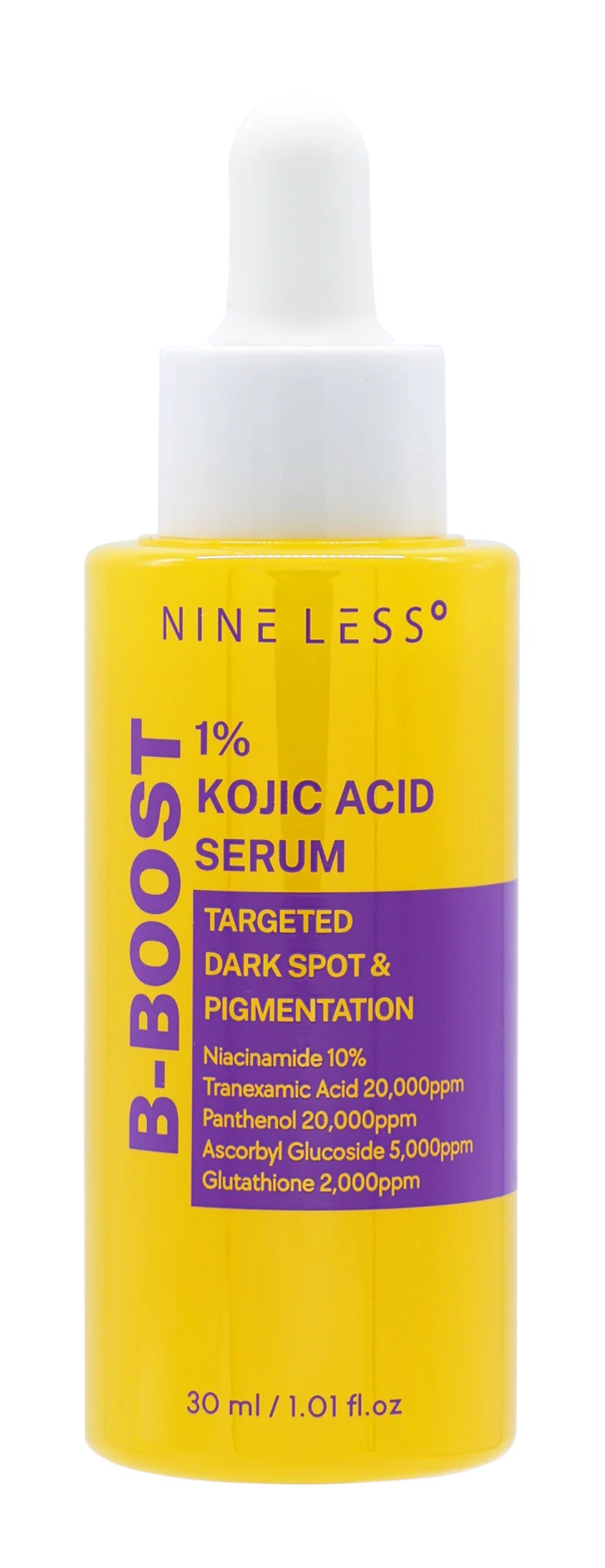 Nine Less B-Boost Ser facial cu 1% acid kojic 30ml