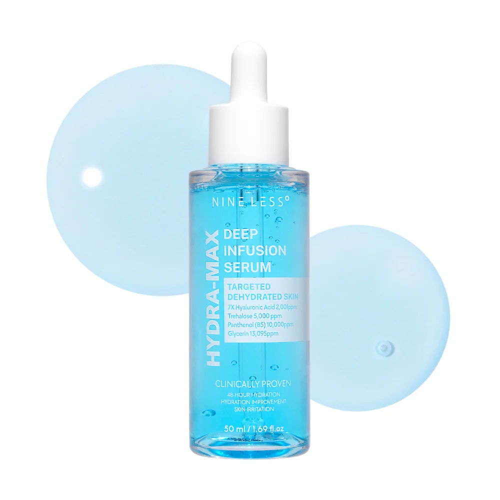 Nine Less Hydra Max Ser hidratant facial cu infuzie profundă 50ml