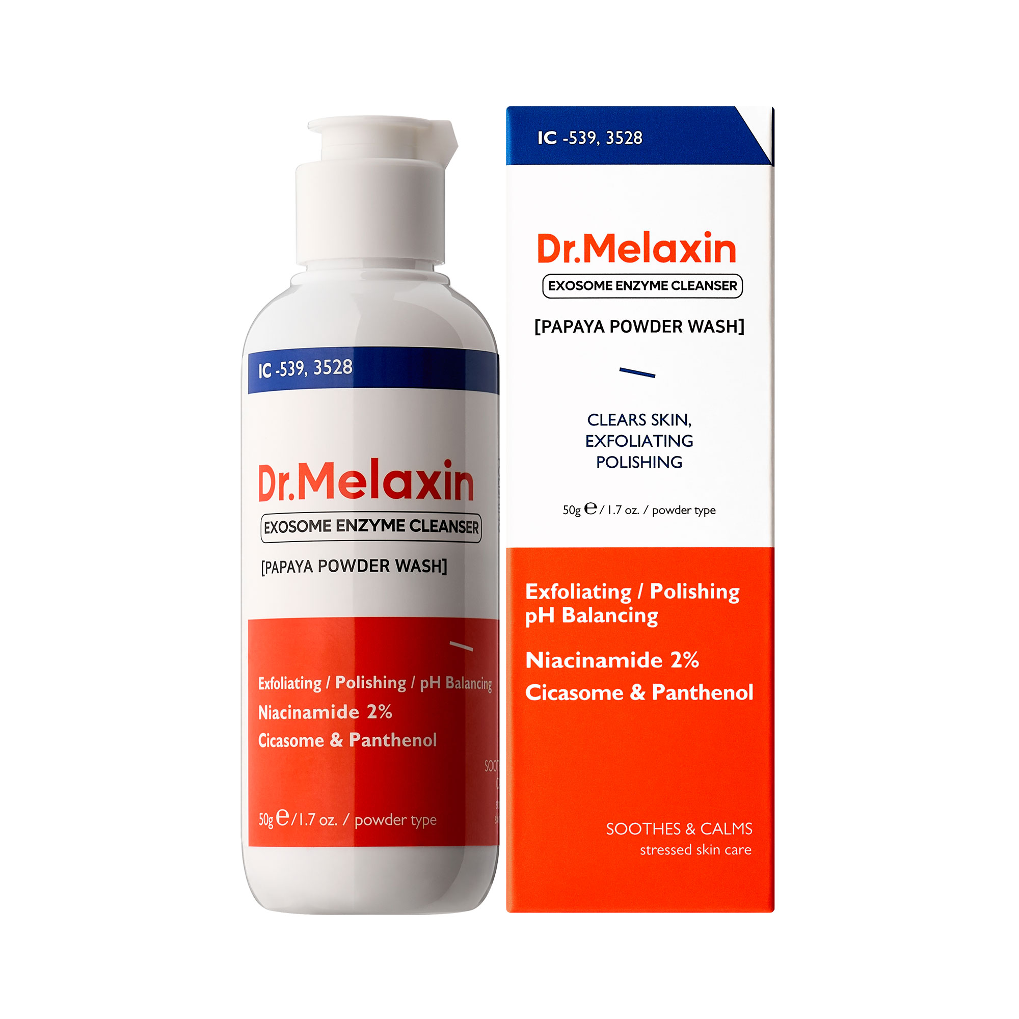 Dr.Melaxin Exosome Line Pulbere enzimatică de curățare facială cu exozomi 50g