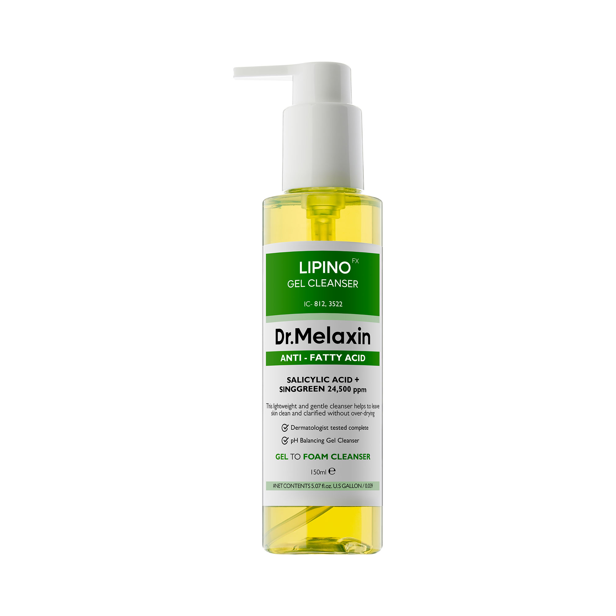 Dr.Melaxin Lipino Line Gel de curățare antiacid 150ml
