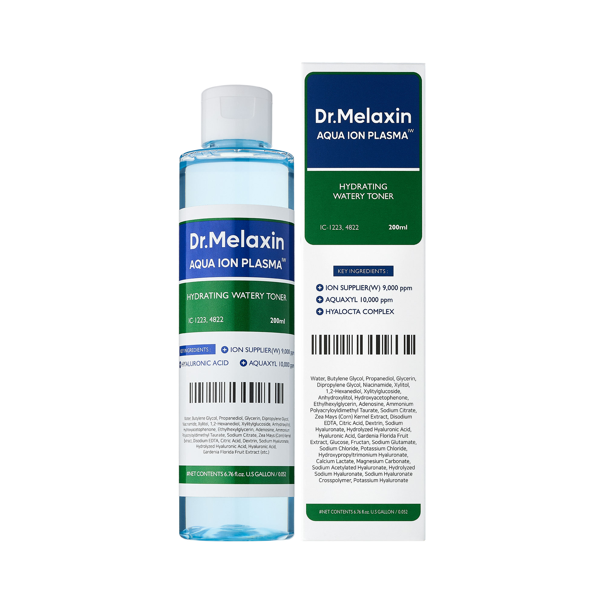 Dr.Melaxin Aqua Ion Plasma Linie hidratantă tonică pentru față 200ml