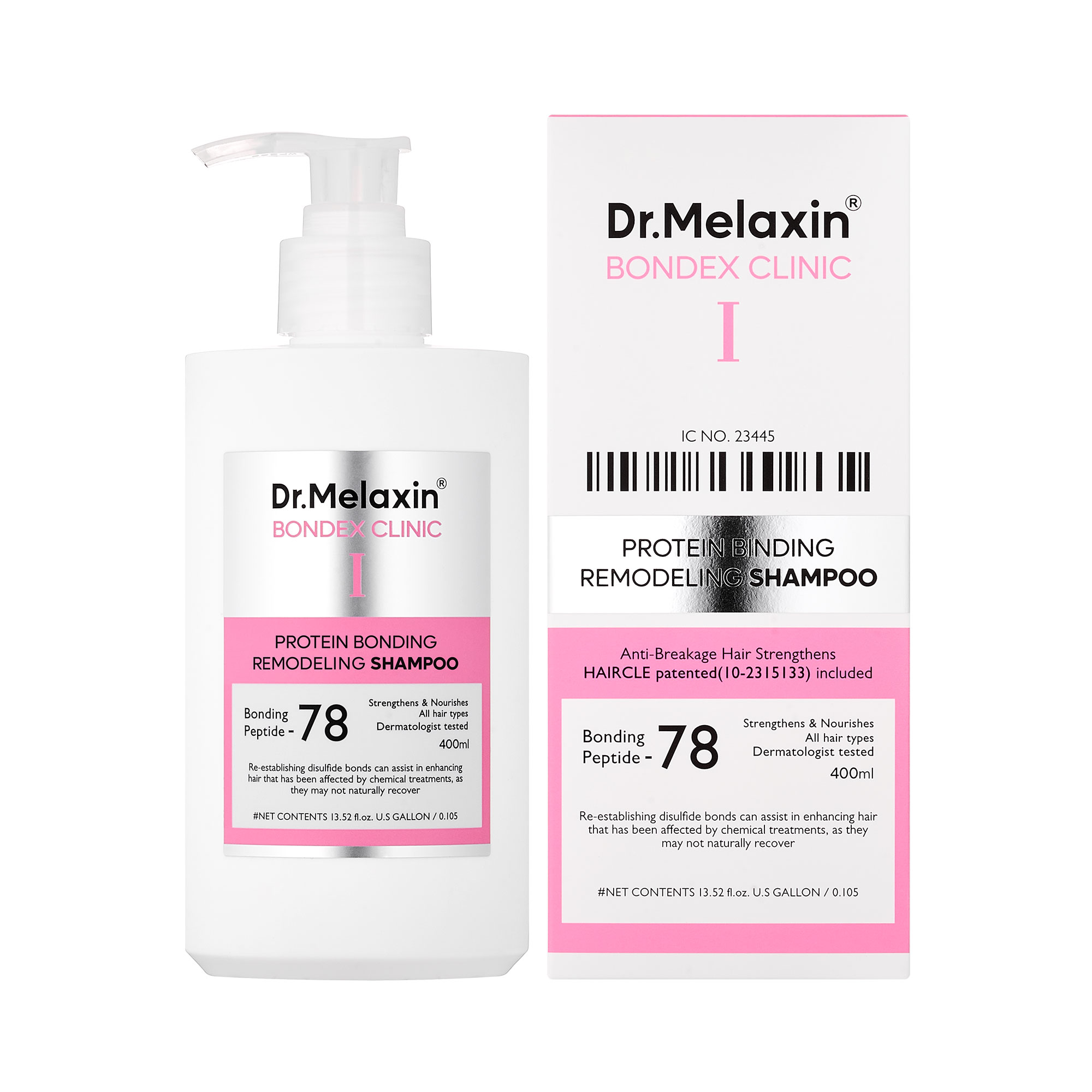 Dr.Melaxin Bondex Clinic Line I Șampon de păr reconstructiv 400ml