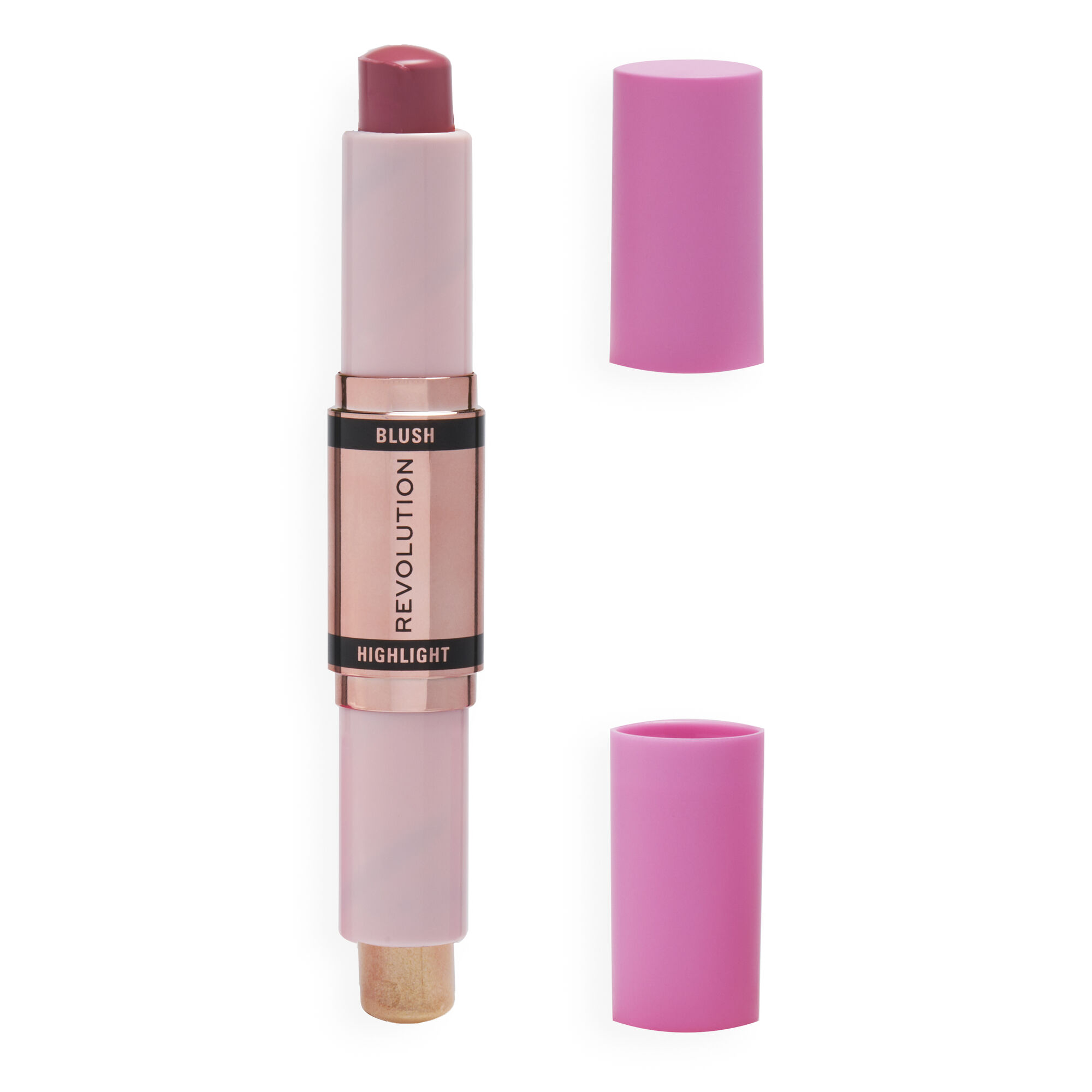 Makeup Revolution Blush &amp; Highlight Stick Blush &amp; Highlight Stick Mauve Glow
