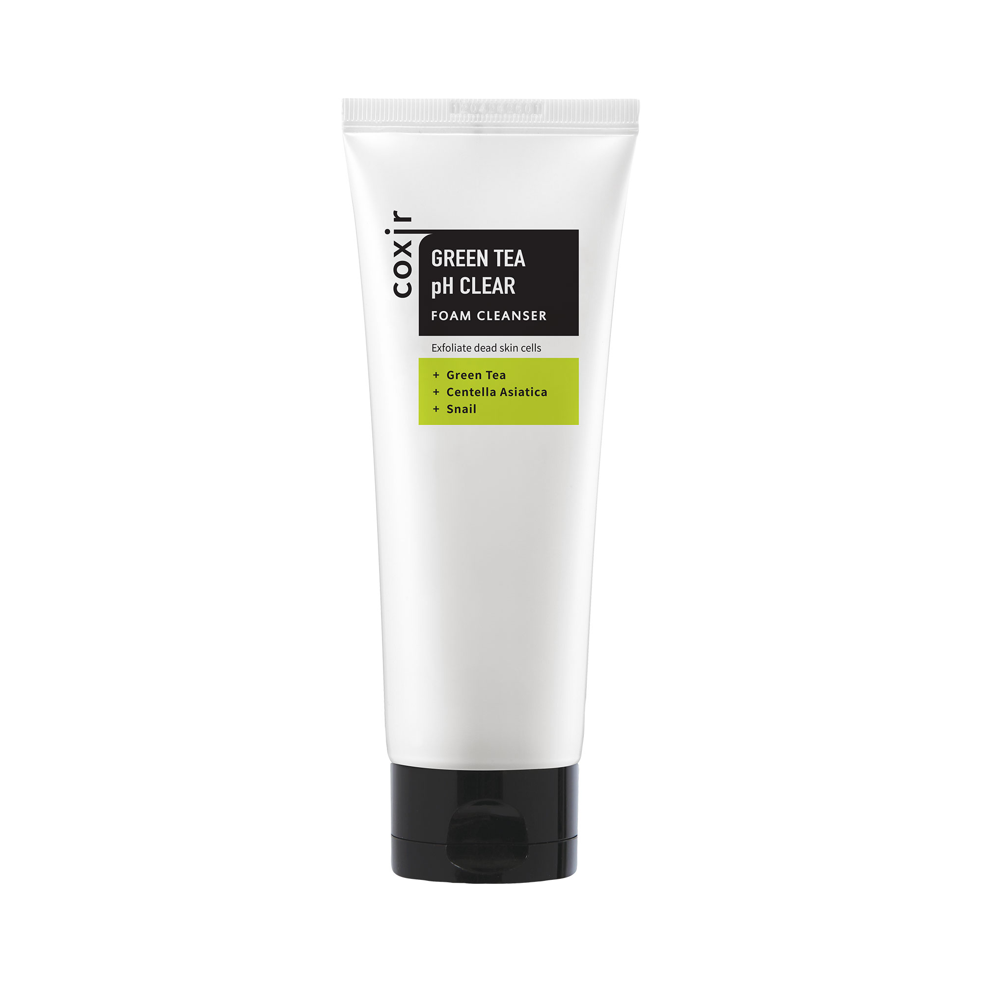 Coxir Green Tea pH Clear Cleansing Facial Foam cu ceai verde 150ml