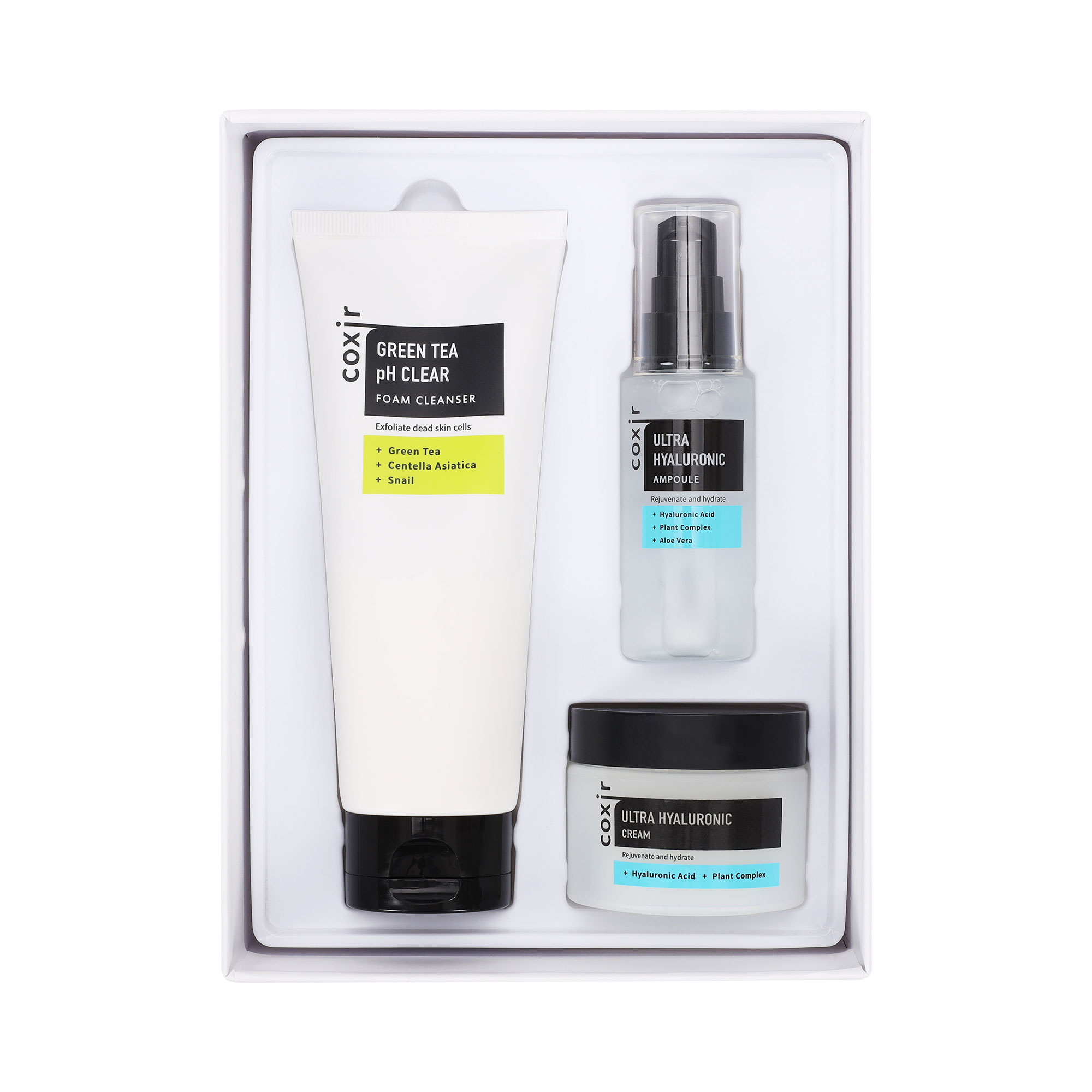 Coxir Ultra Hyaluronic Line Intensive Moisturising Face Care Kit