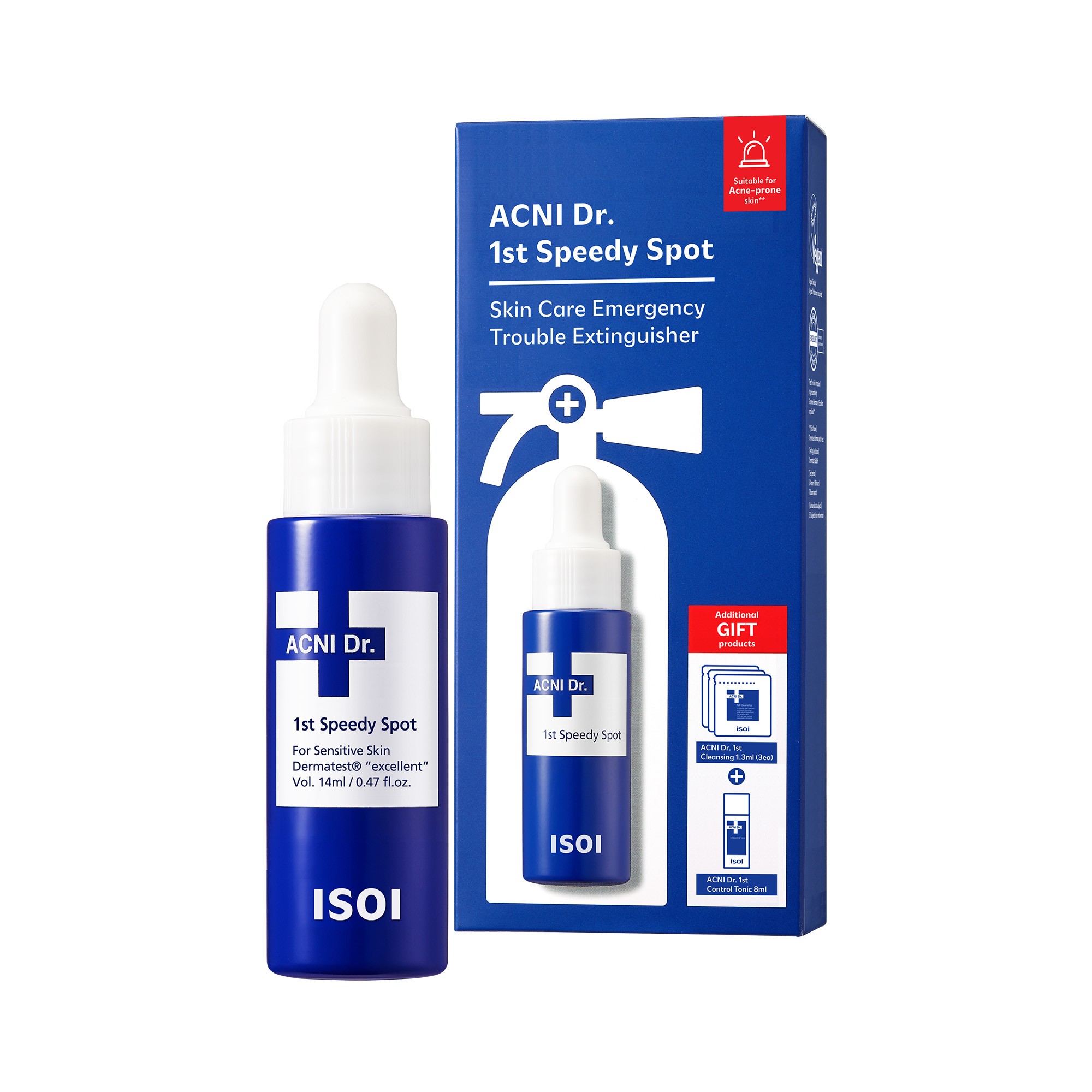 ISOI Acni Dr. 1st Speedy Spot Facial Care Kit împotriva imperfecțiunilor