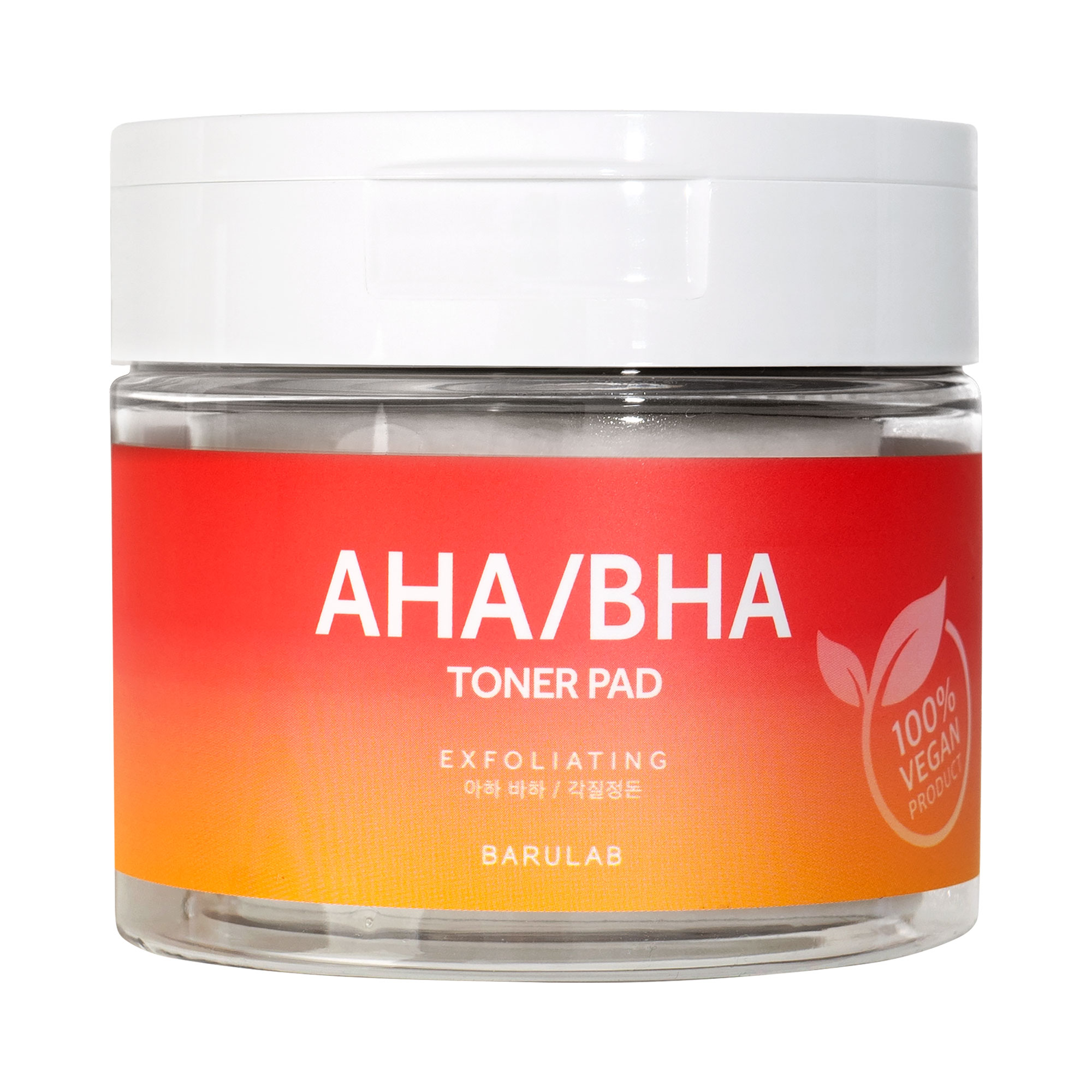 Barulab AHA/BHA tampon tonic cu acizi AHA și BHA 160g