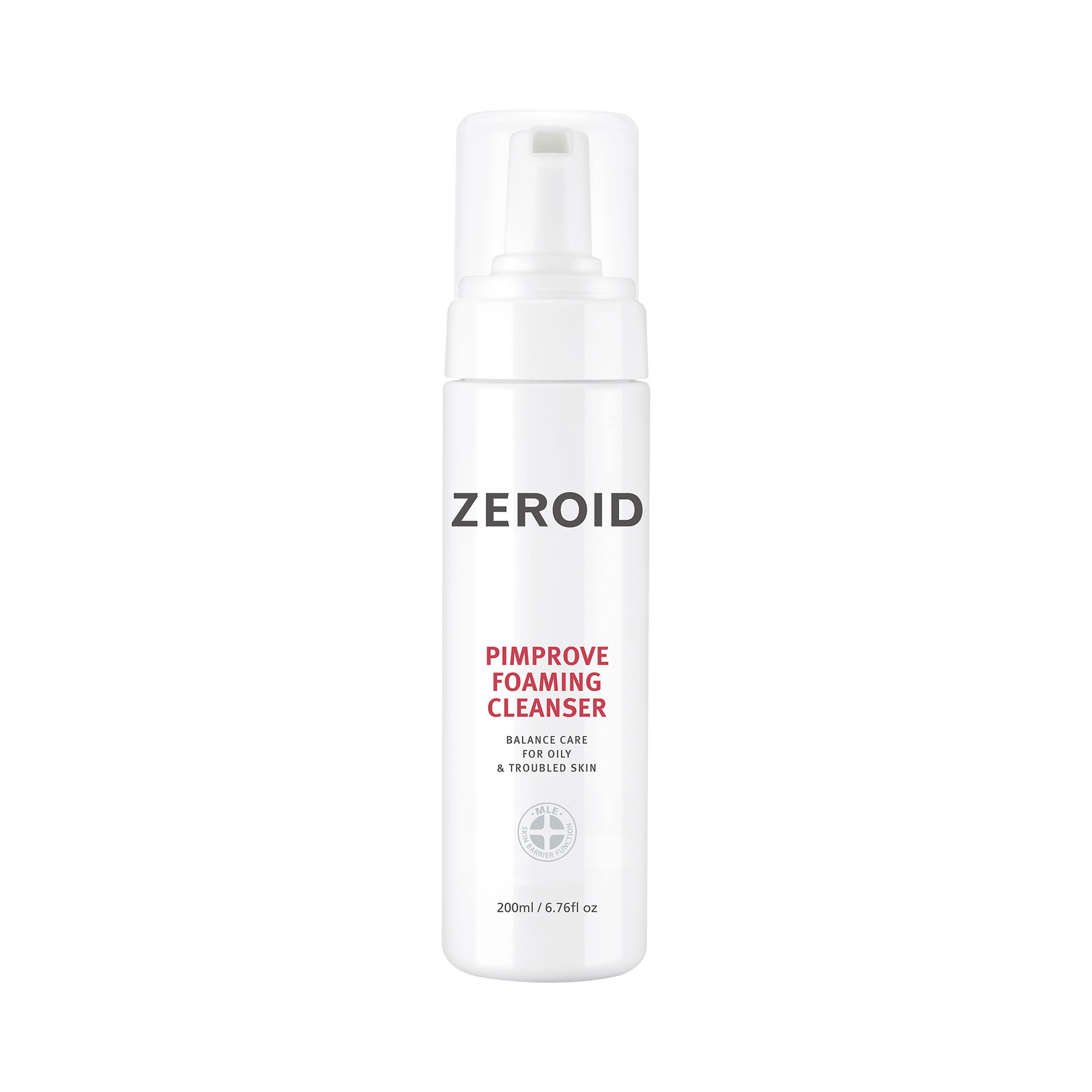 Zeroid Pimprove spumă de curățare pentru ten gras și cu tendință acneică 200ml