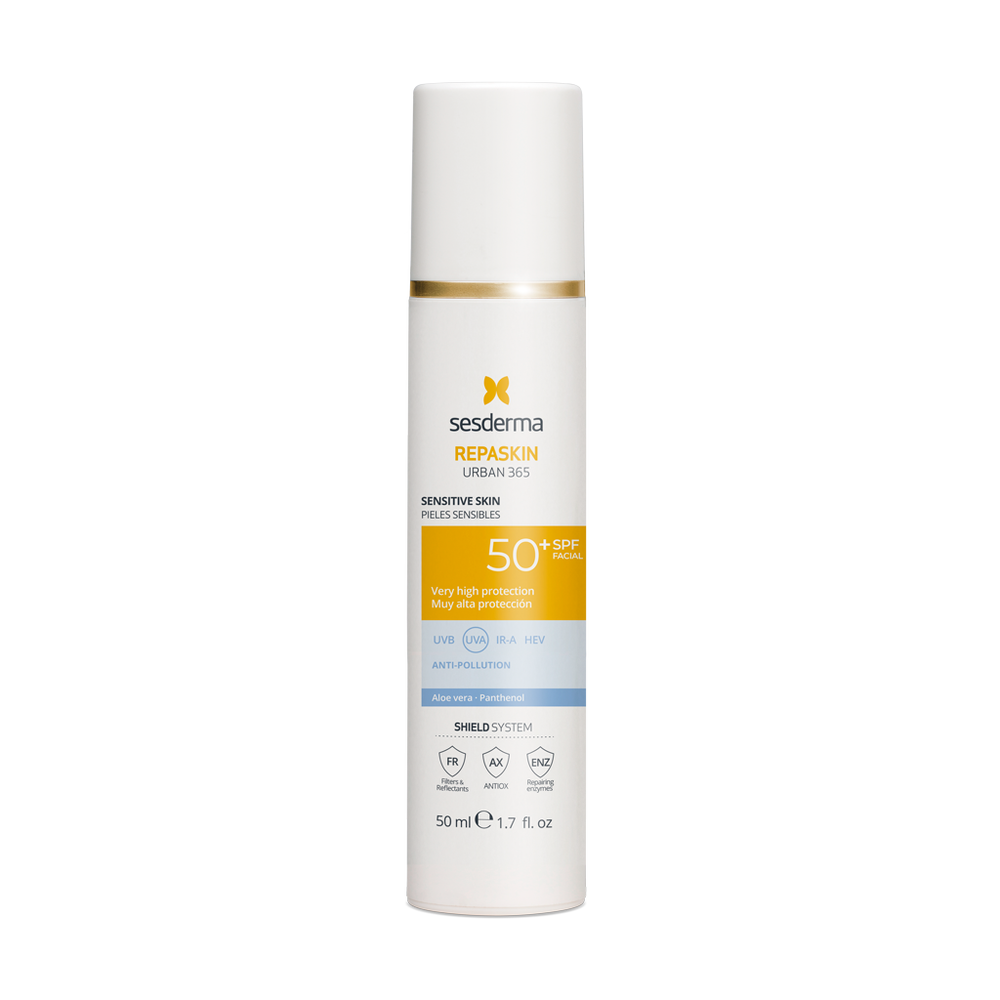 Sesderma Repaskin Urban 365 Protecție solară cu SPF50+ pentru piele sensibilă 50ml