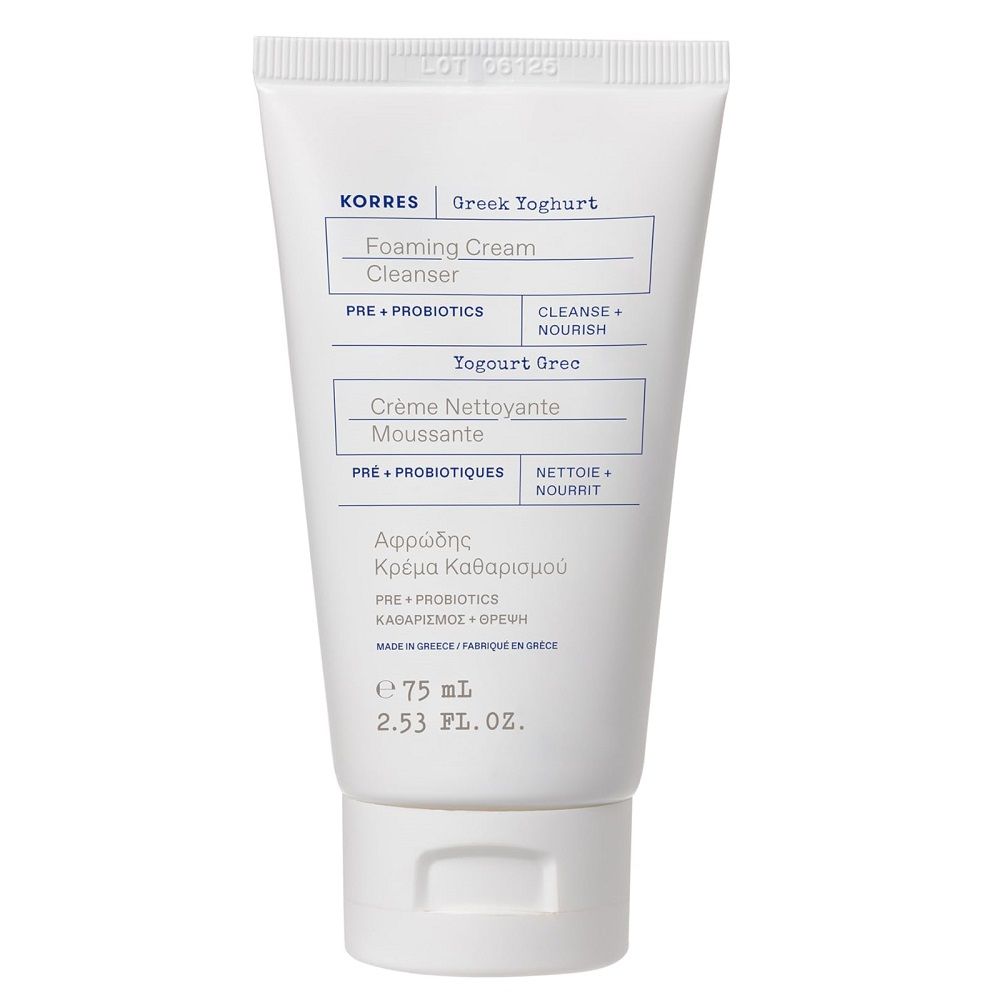 KORRES Gel cremos de spălare facială cu iaurt grecesc și probiotice 75ml