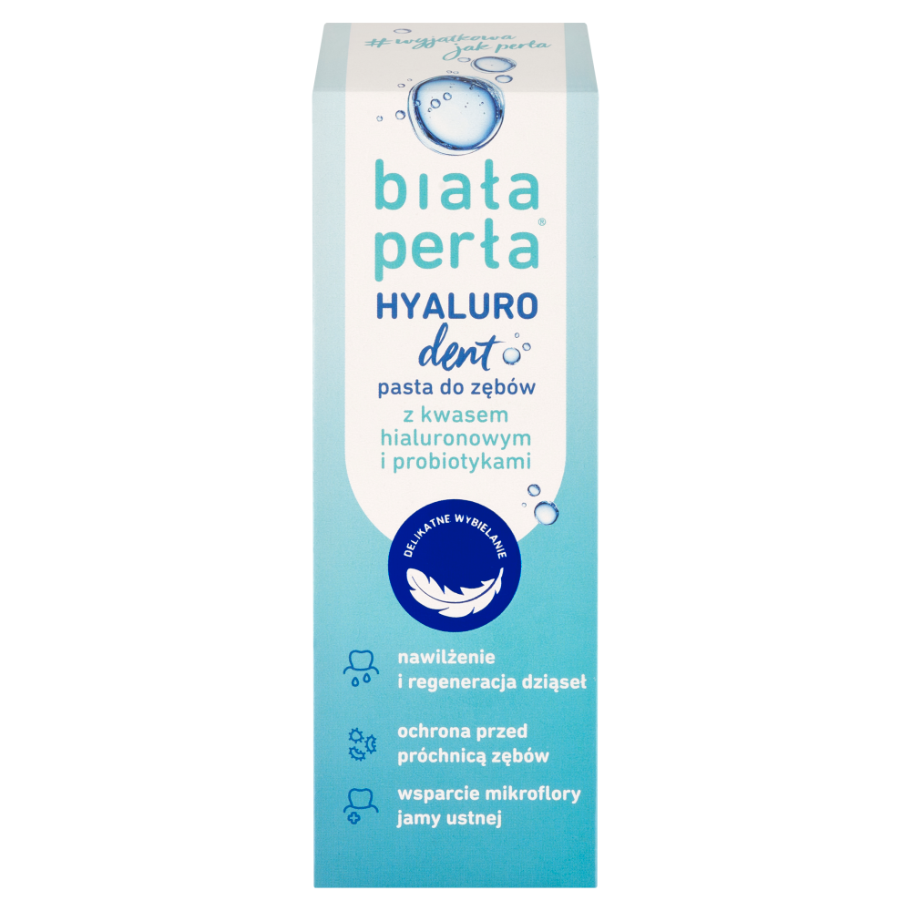 Pastă de dinți White Pearl Hyaluro Dent cu acid hialuronic și probiotice 75ml