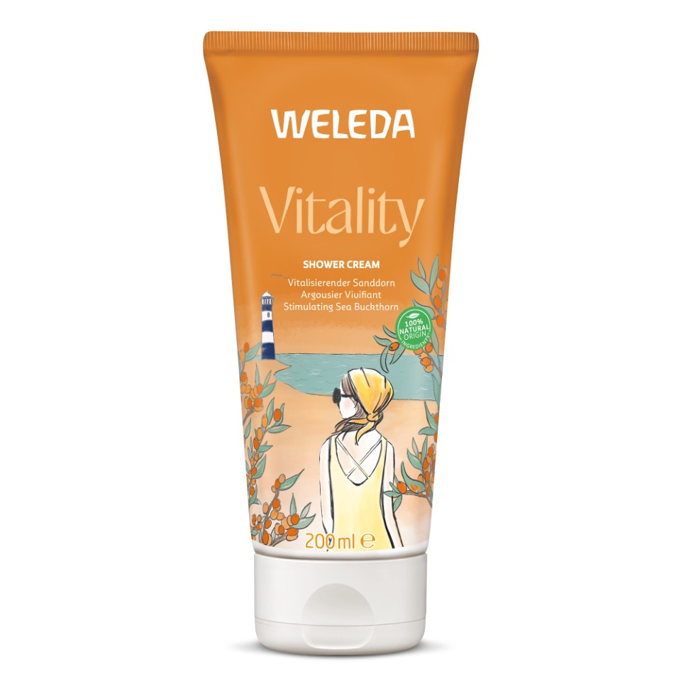 Weleda Vitality Loțiune cremoasă de duș cu cătină de mare 200ml